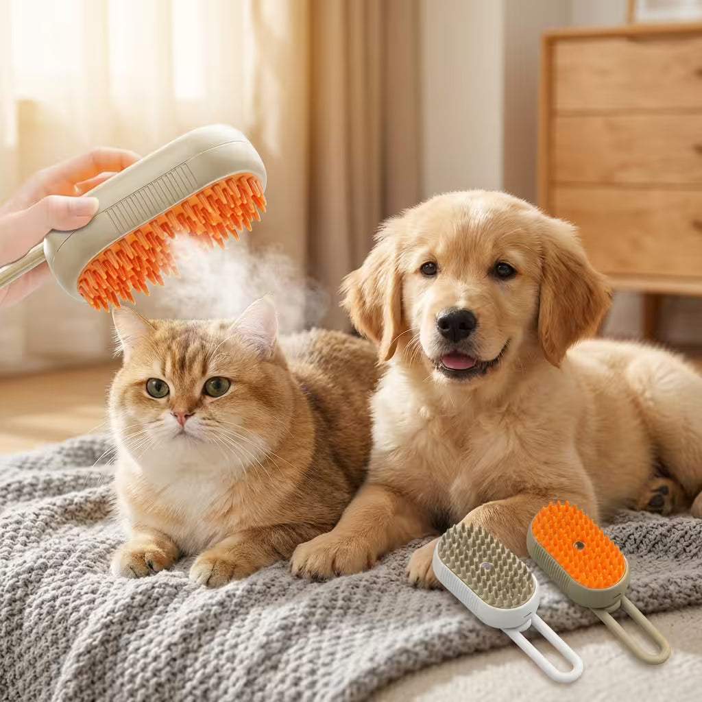 FurRelief™ Steam Grooming Brush