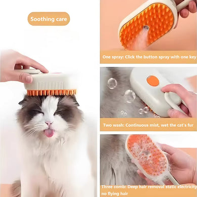 Brosse de toilettage vapeur FurRelief Pro
