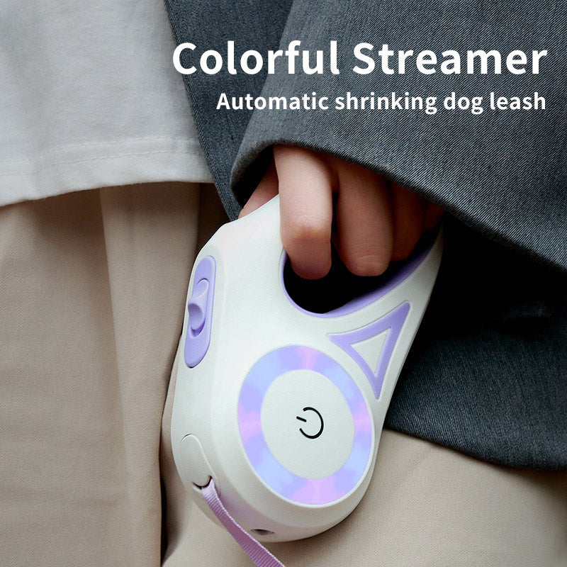 SafeWalk Pro — LED Retractable Dog Leash | Be Seen. Stay Safe
