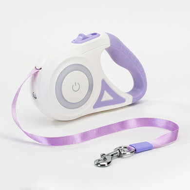SafeWalk Pro — LED Retractable Dog Leash | Be Seen. Stay Safe