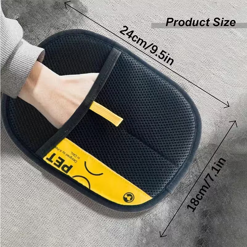 Gants anti-poils d'animaux – Toilettage électrostatique réutilisable pour chats et chiens